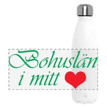 Bohuslän in my heart - Panoramic Thermal Bottle 500 ml - white - Front