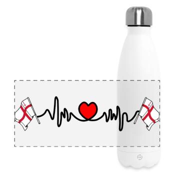 City of London Heartbeat - Panoramic Thermal Bottle 500 ml - white - Front