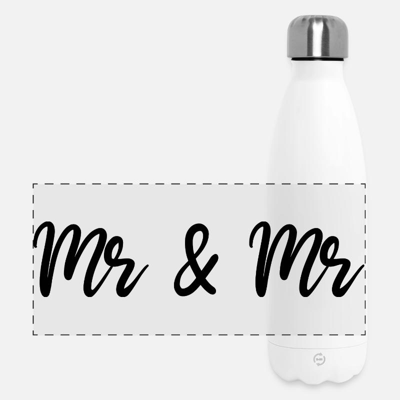 Mr & Mr - Panoramic Thermal Bottle 500 ml - white