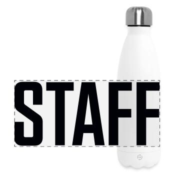 Emblème du personnel - Gourde isotherme panoramique 500 ml - blanc - Devant