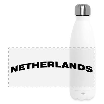 Niederlande - Panorama Isolierflasche 500 ml - Weiß - Vorne