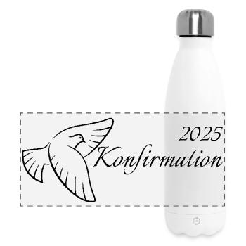 Confirmation 2025 Flying Dove Holy Spirit - Panoramic Thermal Bottle 500 ml - white - Front