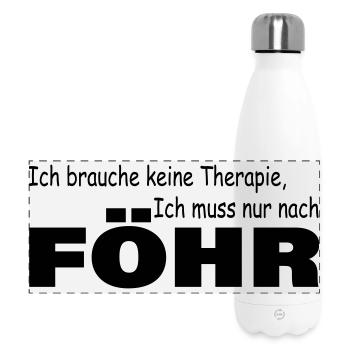 Therapie FÖHR - Panorama Isolierflasche 500 ml - Weiß - Vorne