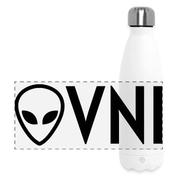 Ovni Ufo Extraterrestre Espace Geek Planète - Gourde isotherme panoramique 500 ml - blanc - Devant