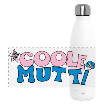 Coole Mutti - Panorama Isolierflasche 500 ml - Weiß - Vorne
