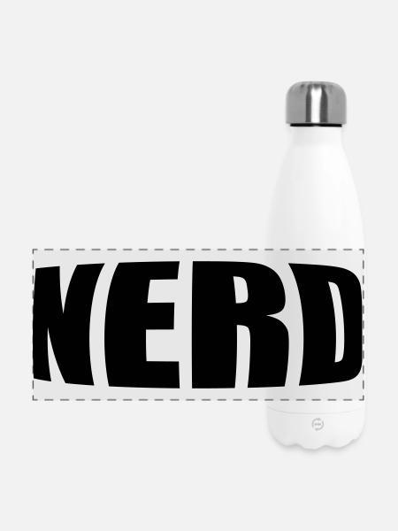 NERD - Panorama Isolierflasche 500 ml - Weiß