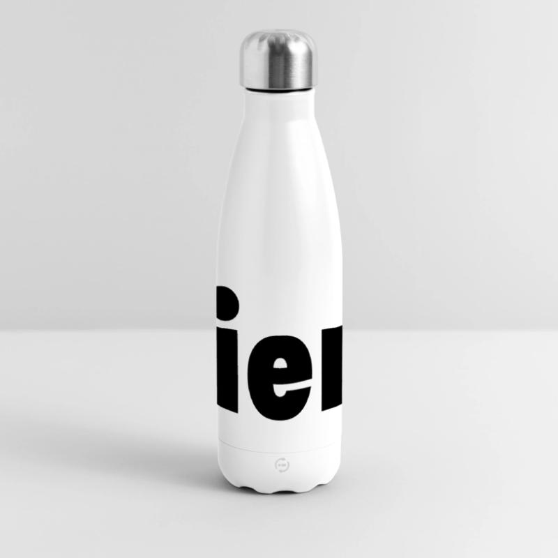 Nichts. Oder fast nichts satirischer Slogan Anti-Slogan Panorama Isolierflasche 500 ml