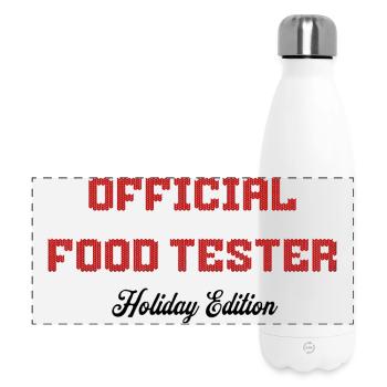 Official - Food Tester - Panoramic Thermal Bottle 500 ml - white - Front