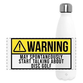 Disc golf - Gourde isotherme panoramique 500 ml - blanc - Devant