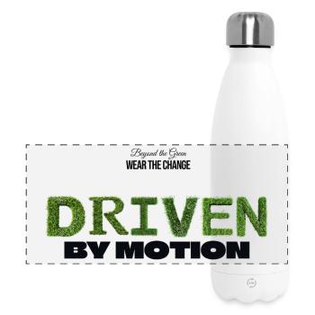Driven by Motion - Panorama Isolierflasche 500 ml - Weiß - Vorne