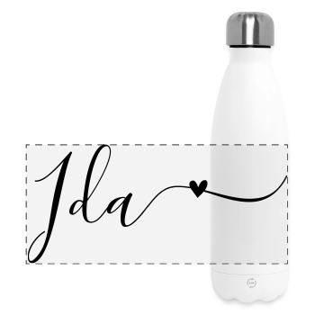 Ida Name First Name Decorative - Panoramic Thermal Bottle 500 ml - white - Front