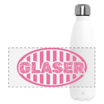 Job Glaser - Panorama Isolierflasche 500 ml - Weiß - Vorne