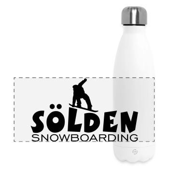 Sölden Snowboarding - Panoramic Thermal Bottle 500 ml - white - Front