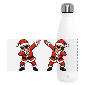 Dab Santa Doppelganger - Panoramic Thermal Bottle 500 ml - white - Front
