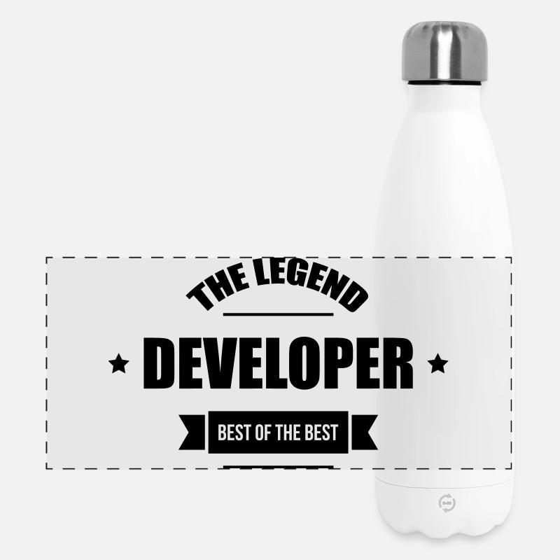 Developer - Panorama Isolierflasche 500 ml - Weiß