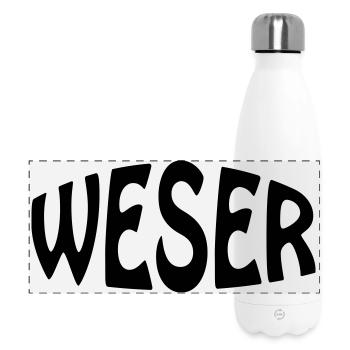 WESER - Panorama Isolierflasche 500 ml - Weiß - Vorne