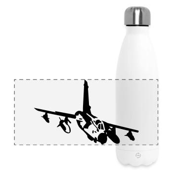 Tornado Jet - Panorama Isolierflasche 500 ml - Weiß - Vorne