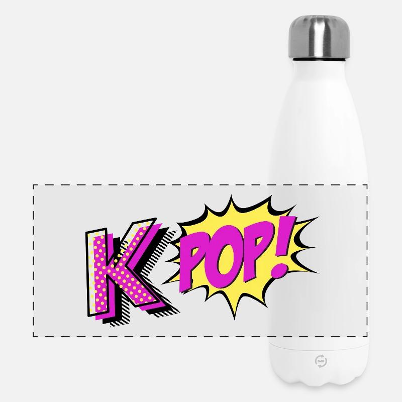 Kpop! - Panoramic Thermal Bottle 500 ml - white