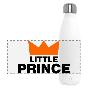 Little Prinz / 2 Farben - Panorama Isolierflasche 500 ml - Weiß - Vorne