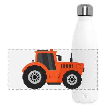 tracteur - Gourde isotherme panoramique 500 ml - blanc - Devant
