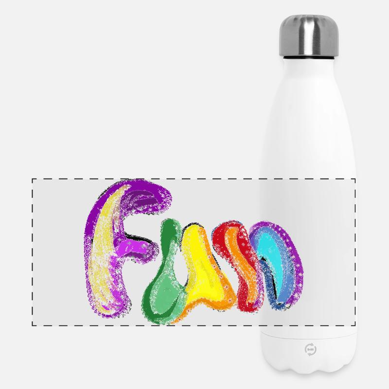 FUN - Panoramic Thermal Bottle 500 ml - white