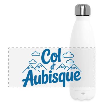 Col d’Aubisque Art ludique de l’escalade - Gourde isotherme panoramique 500 ml - blanc - Devant