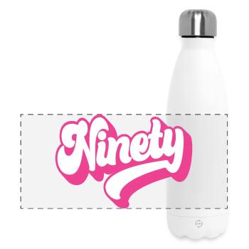 Ninety 90th Birthday Women Her 90 Years Old - Panoramic Thermal Bottle 500 ml - white - Front