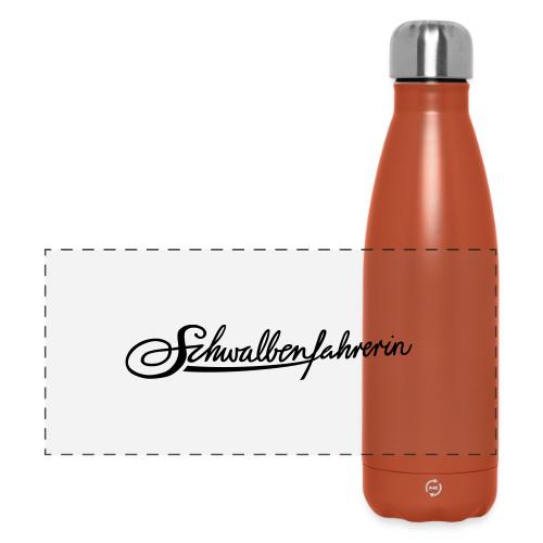 Logo Schwalbenfahrerin - Panorama Isolierflasche 500 ml