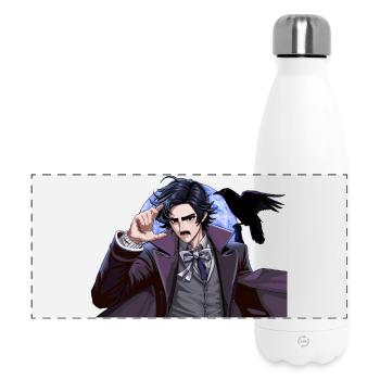 Magicien nocturne au clair de lune - Gourde isotherme panoramique 500 ml - blanc - Devant