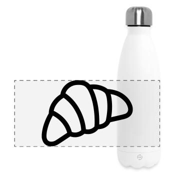 Halbmond - Panorama Isolierflasche 500 ml - Weiß - Vorne