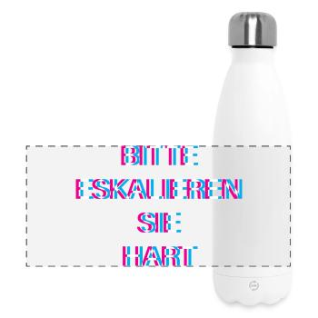 Hardtekk Tekk - Panoramic Thermal Bottle 500 ml - white - Front