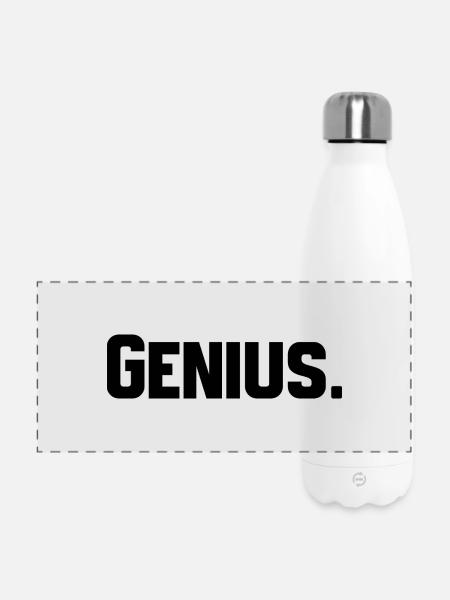 Genius - Panorama Isolierflasche 500 ml - Weiß