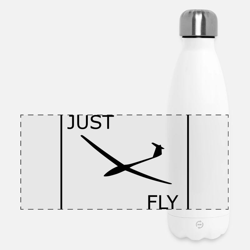 Planeur - Gourde isotherme panoramique 500 ml - blanc
