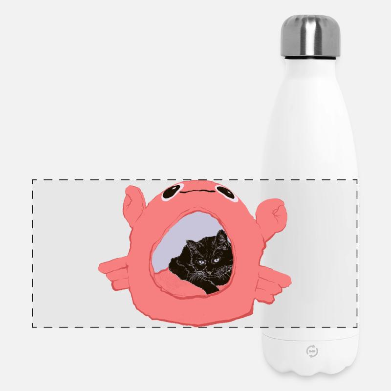 CRAB HOUSE - Panoramic Thermal Bottle 500 ml - white