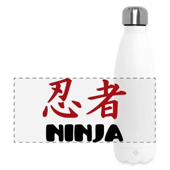 ninjas - Panorama Isolierflasche 500 ml - Weiß - Vorne