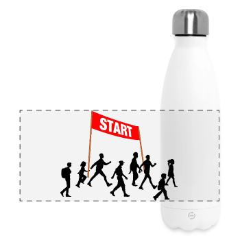 Walking Start Team - Panoramic Thermal Bottle 500 ml - white - Front