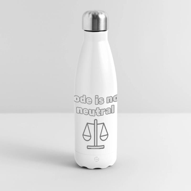 Le code n’st pas neutre Énoncé d’éthique du codeur Gourde isotherme panoramique 500 ml