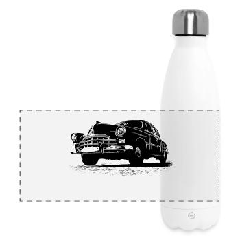 GAZ 12 ZIM - Panoramic Thermal Bottle 500 ml - white - Front