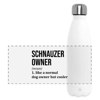 Schnauzer - Panoramic Thermal Bottle 500 ml - white - Front