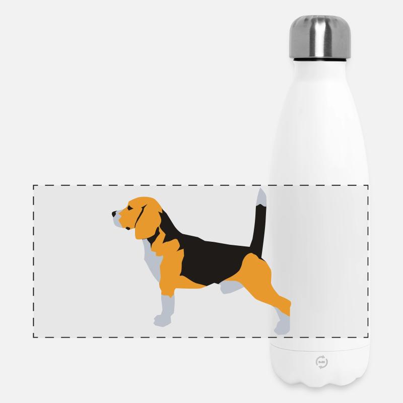 Beagle - Panoramic Thermal Bottle 500 ml - white