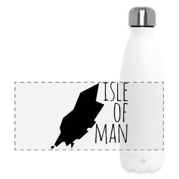 isle of man - Panoramic Thermal Bottle 500 ml - white - Front