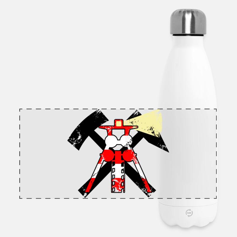 LEUCHTTURM SCHLÄGEL EISEN - Panorama Isolierflasche 500 ml - Weiß