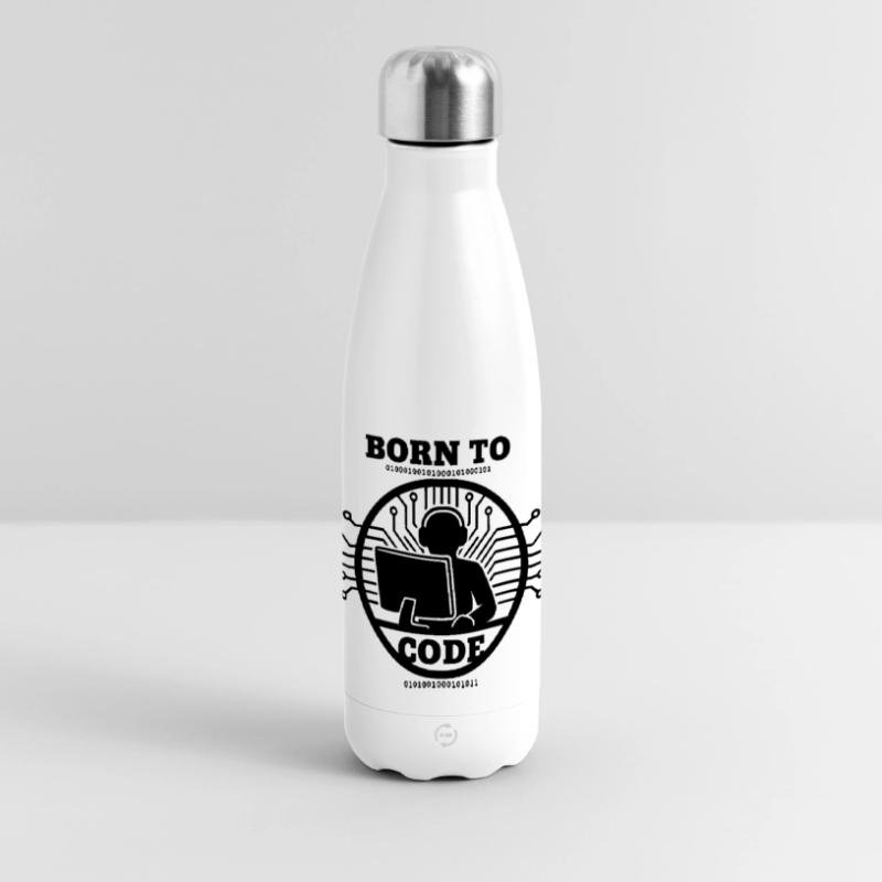 Codeur né pour coder Programmeur Gourde isotherme panoramique 500 ml