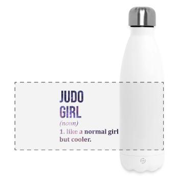 Judo - Panorama Isolierflasche 500 ml - Weiß - Vorne
