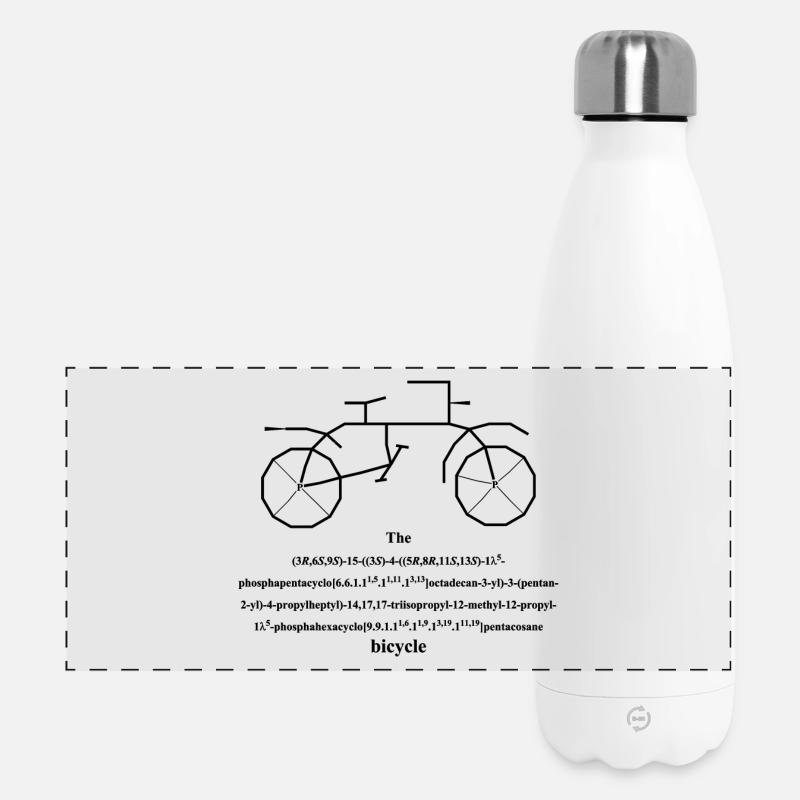 Bicycle - bicycle - Panoramic Thermal Bottle 500 ml - white