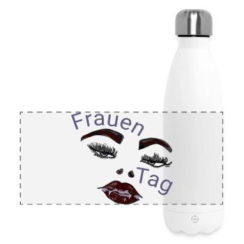 Women's Day Vampire Face - Panoramic Thermal Bottle 500 ml - white - Front