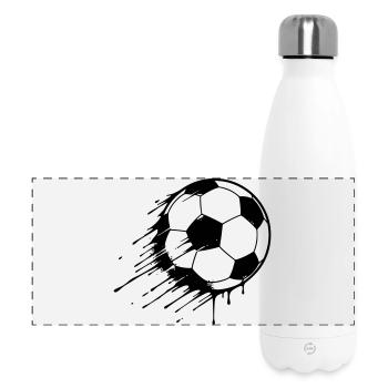 Football Action Graffiti - Panoramic Thermal Bottle 500 ml - white - Front