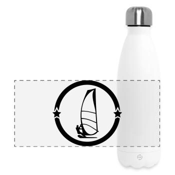 Planche à voile / Véliplanchiste / Windsurf / - Gourde isotherme panoramique 500 ml - blanc - Devant