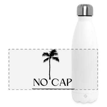 No Cap Design - Panorama Isolierflasche 500 ml - Weiß - Vorne