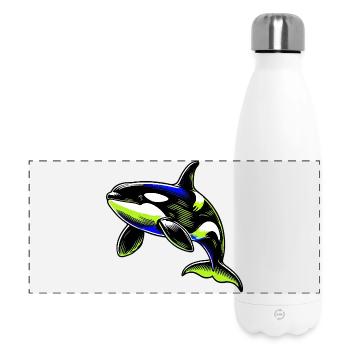 Killer whale - Panoramic Thermal Bottle 500 ml - white - Front